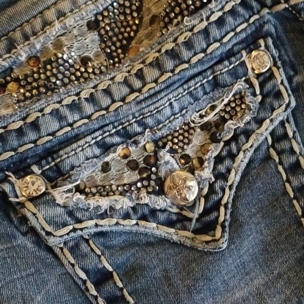 Miss Me Boot Cut Jeans - Picture 6 of 7